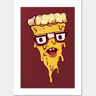 Pizza Face Posters and Art